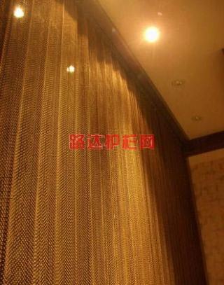 金屬窗簾在迎賓館安裝效果圖
